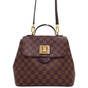 Louis Vuitton Damier Ebene Brown Bergamo Bag